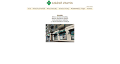 Desktop Screenshot of lekaren-vitamin.sk